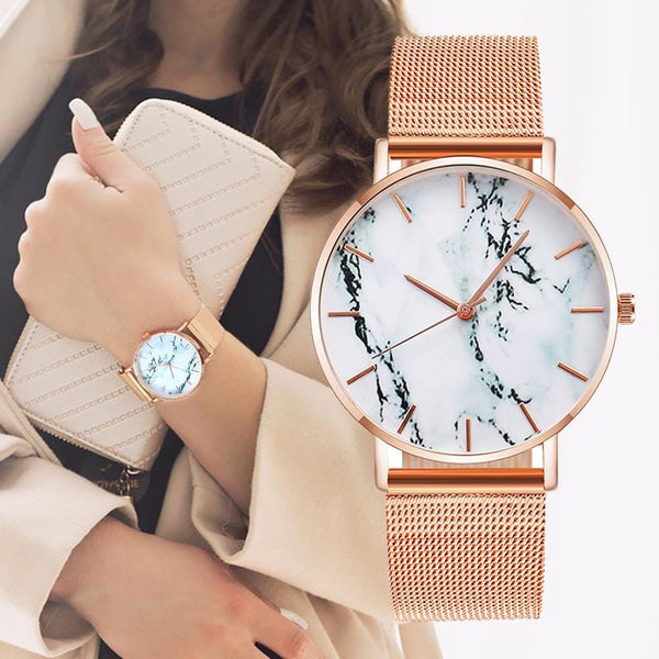 Rose Gold Quartz Watch