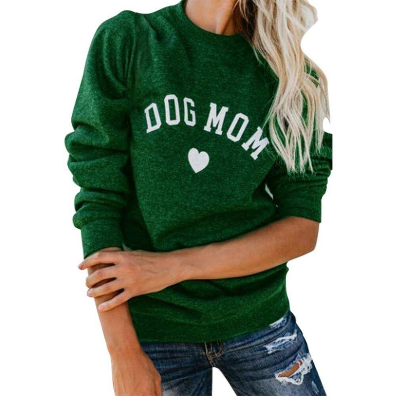 Dog Mom Long Sleeve Crewneck