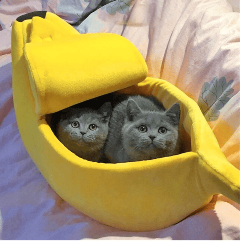 Meowy Banana Cat Bed