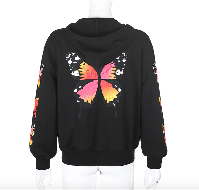 Butterfly Sweatpants and Hoodie Set