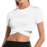 Inspired Crossover Gym Crop Top - Short