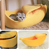 Meowy Banana Cat Bed