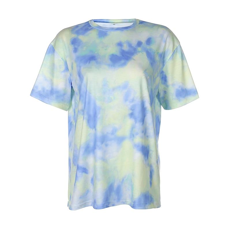 Tie Dye Short Top - Blue