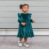 Velvet Charm Mother Daughter Dress - Daughter