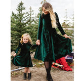 Velvet Charm Mother Daughter Dress - Daughter