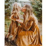 Velvet Charm Mother Daughter Dress - Daughter