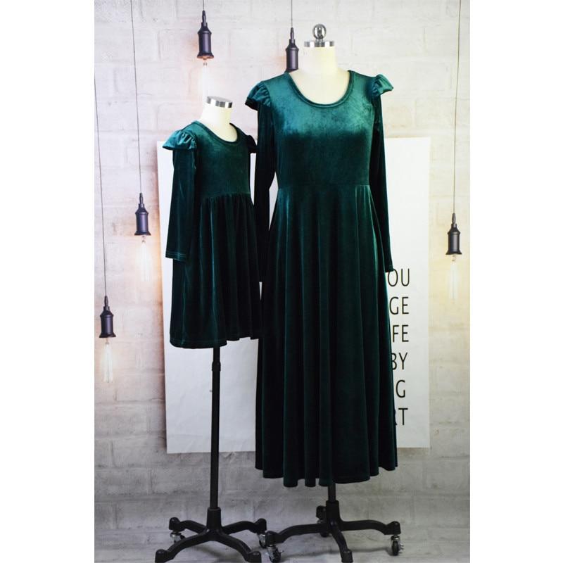 Velvet Charm Mother Daughter Dress - Daughter