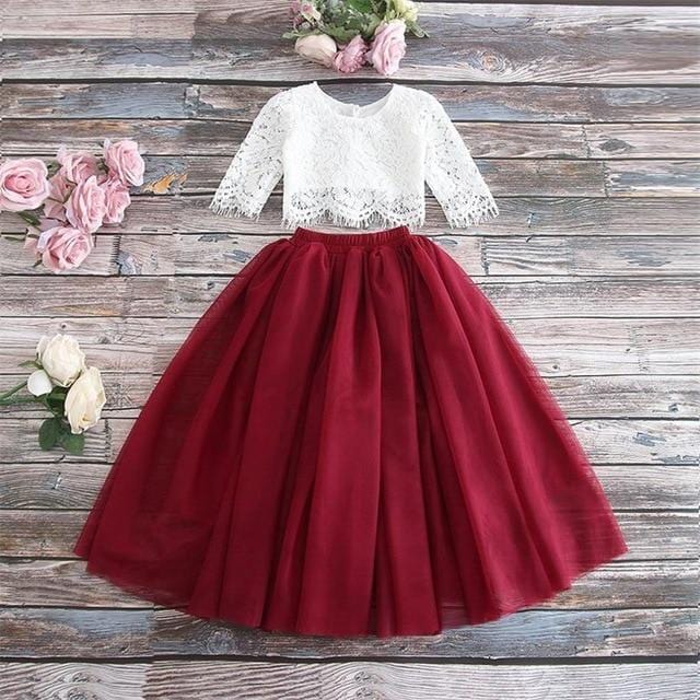 Enchanted Lace Skirt Set