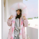 Fuzzy Cozy Parka Coat - Spotted