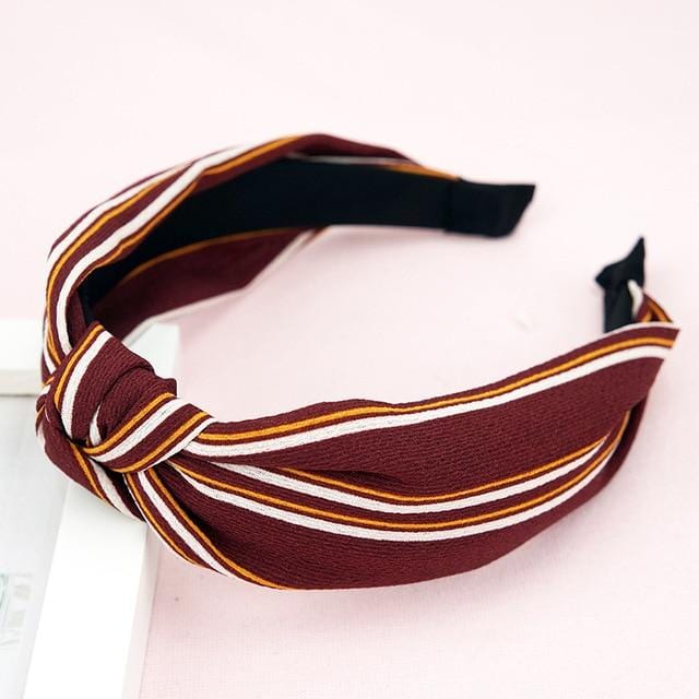 Stripey Knotted Headbands