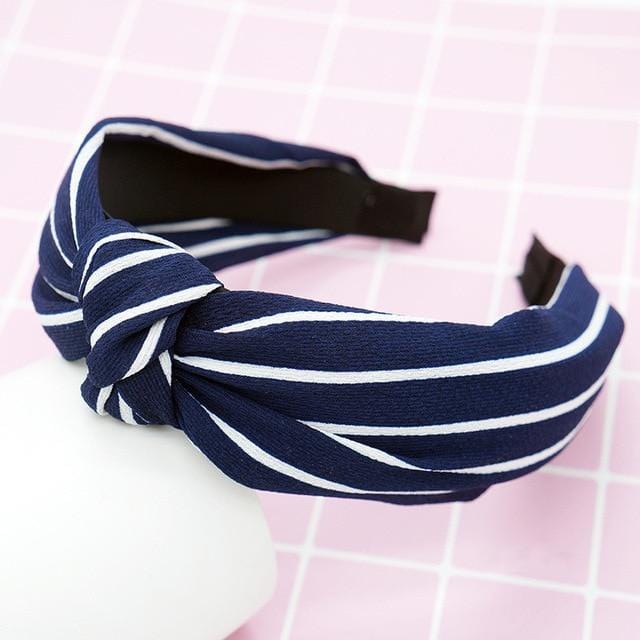 Stripey Knotted Headbands