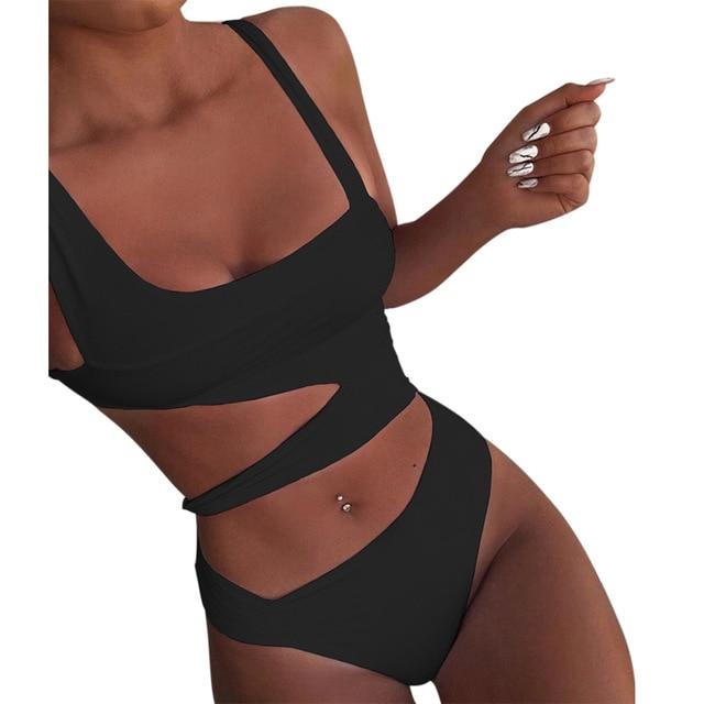 One Piece Cut Out Bathing Suit