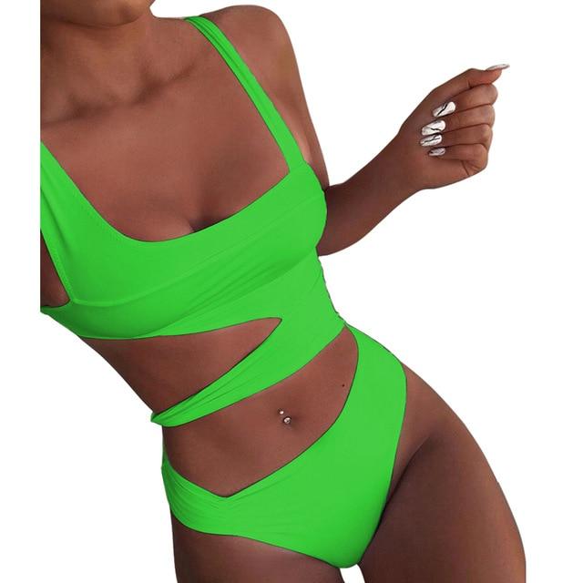 One Piece Cut Out Bathing Suit