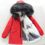 Fuzzy Cozy Parka Coat - Spotted