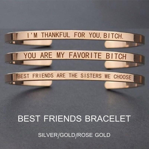 Engraved BFF Bracelet