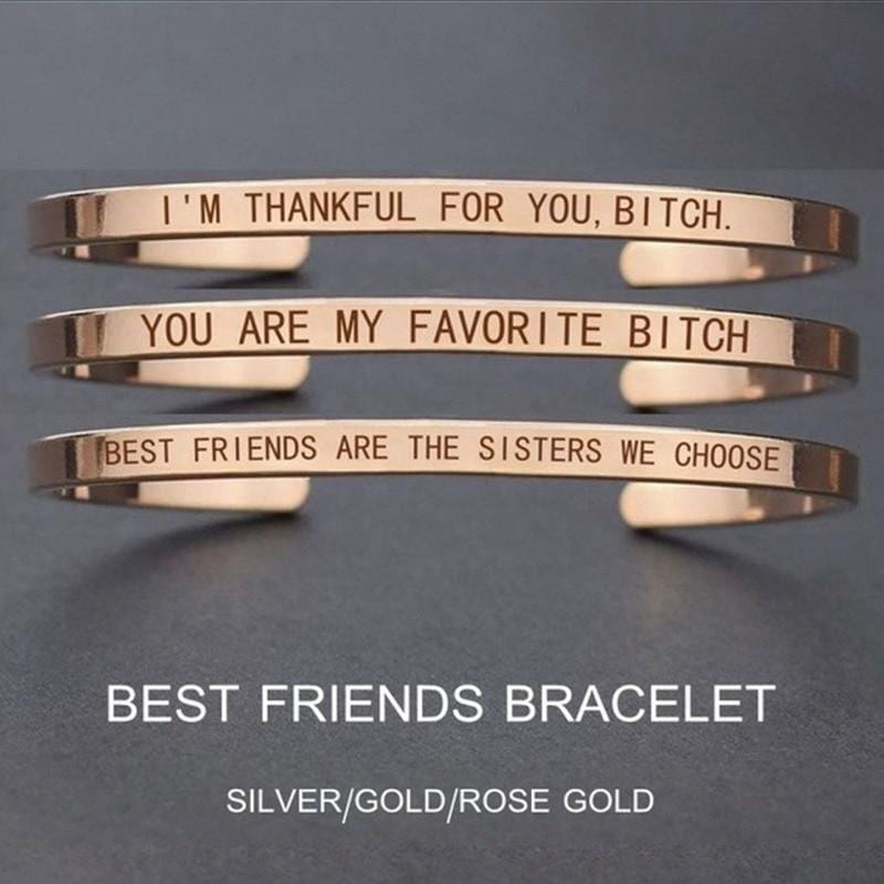 Engraved BFF Bracelet