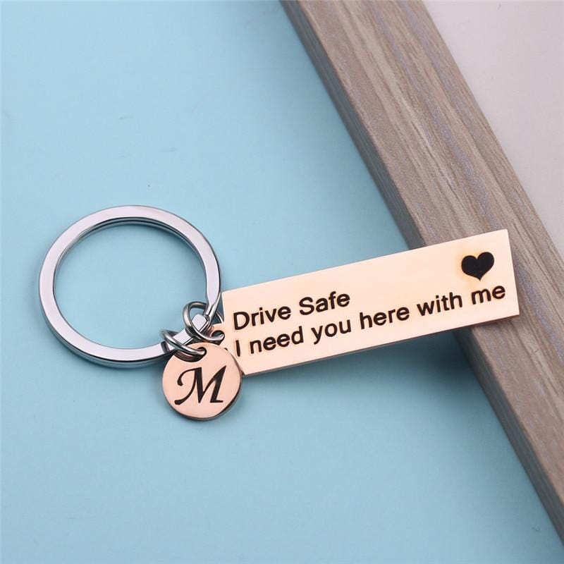 Custom Engraved Drive Safe  Keychain