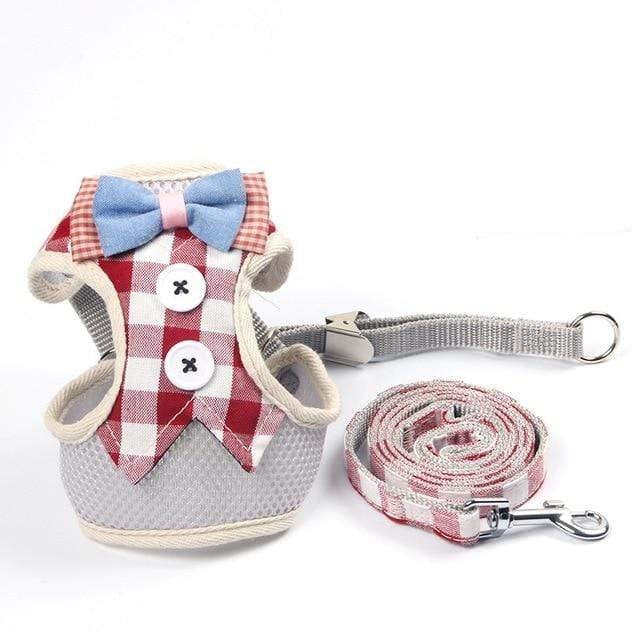 Adjustable Bow Collar Leash For Pets