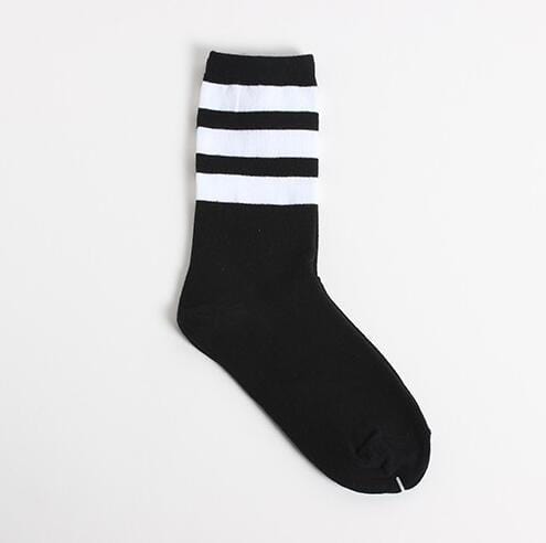 Retro Stripe Ankle Length Socks