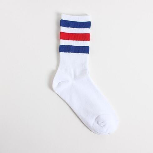 Retro Stripe Ankle Length Socks