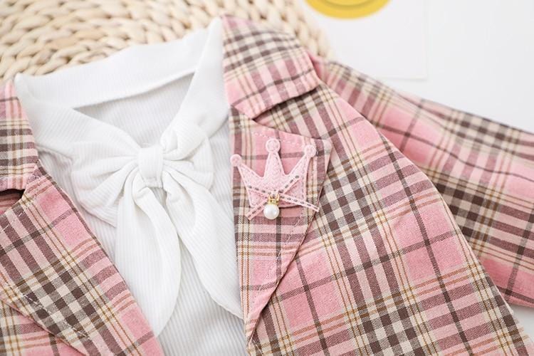 Preppy Plaid 3 Piece Set