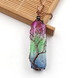 Chakra Quartz Necklace