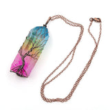 Chakra Quartz Necklace