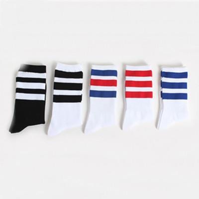 Retro Stripe Ankle Length Socks