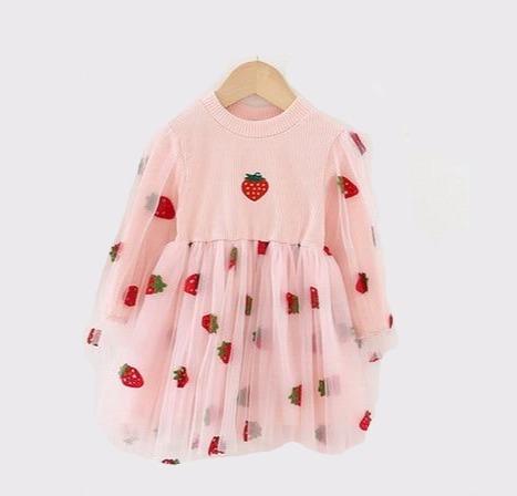 Pink Strawberry Dress