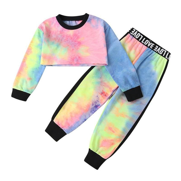 Unicorn Tie Dye Tracksuit Set